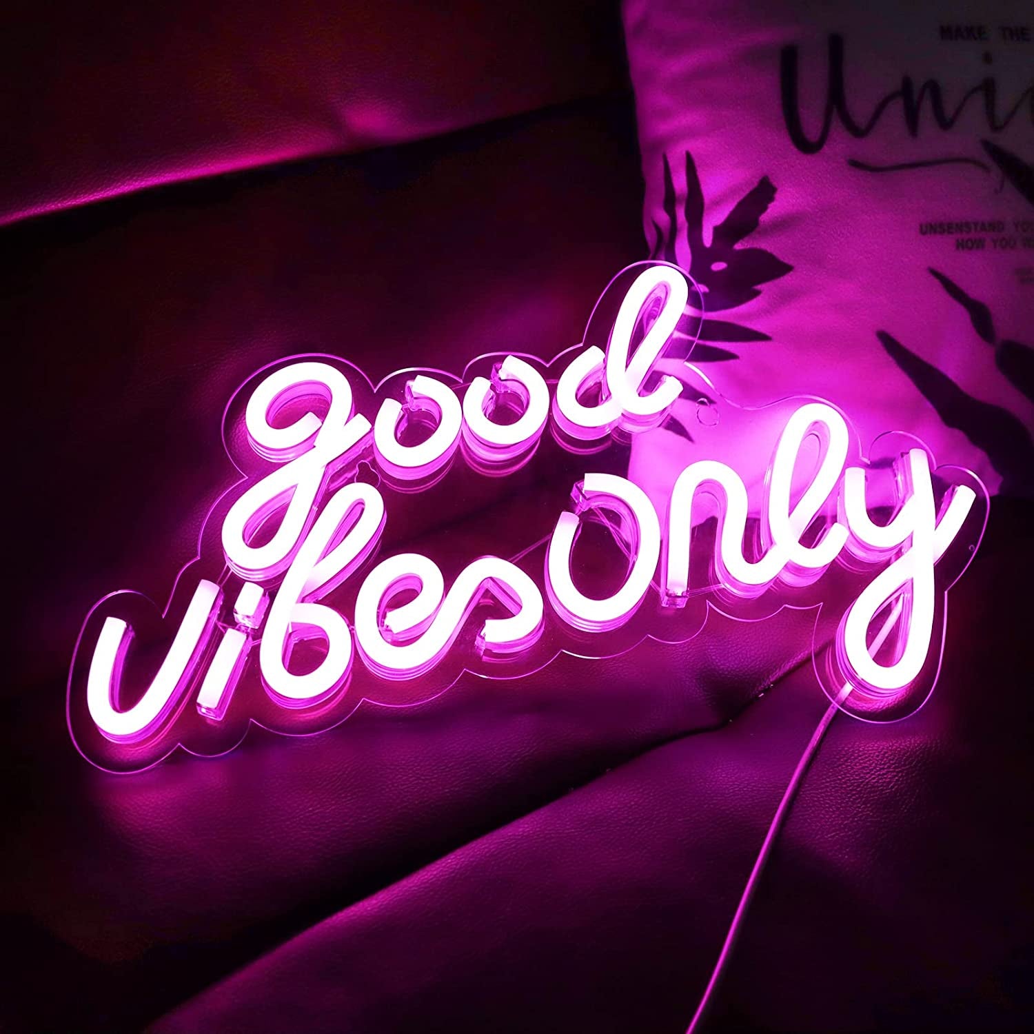 good vibes only- LED Neon Sign - Walls of Neon